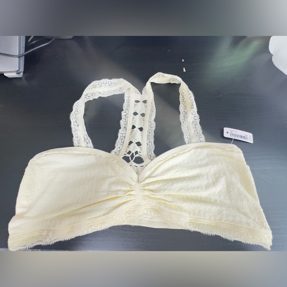 Altar’d State Floral Lace Trim Racerback Strap Pullover Bra Wireless M/L NWT - Picture 1 of 16